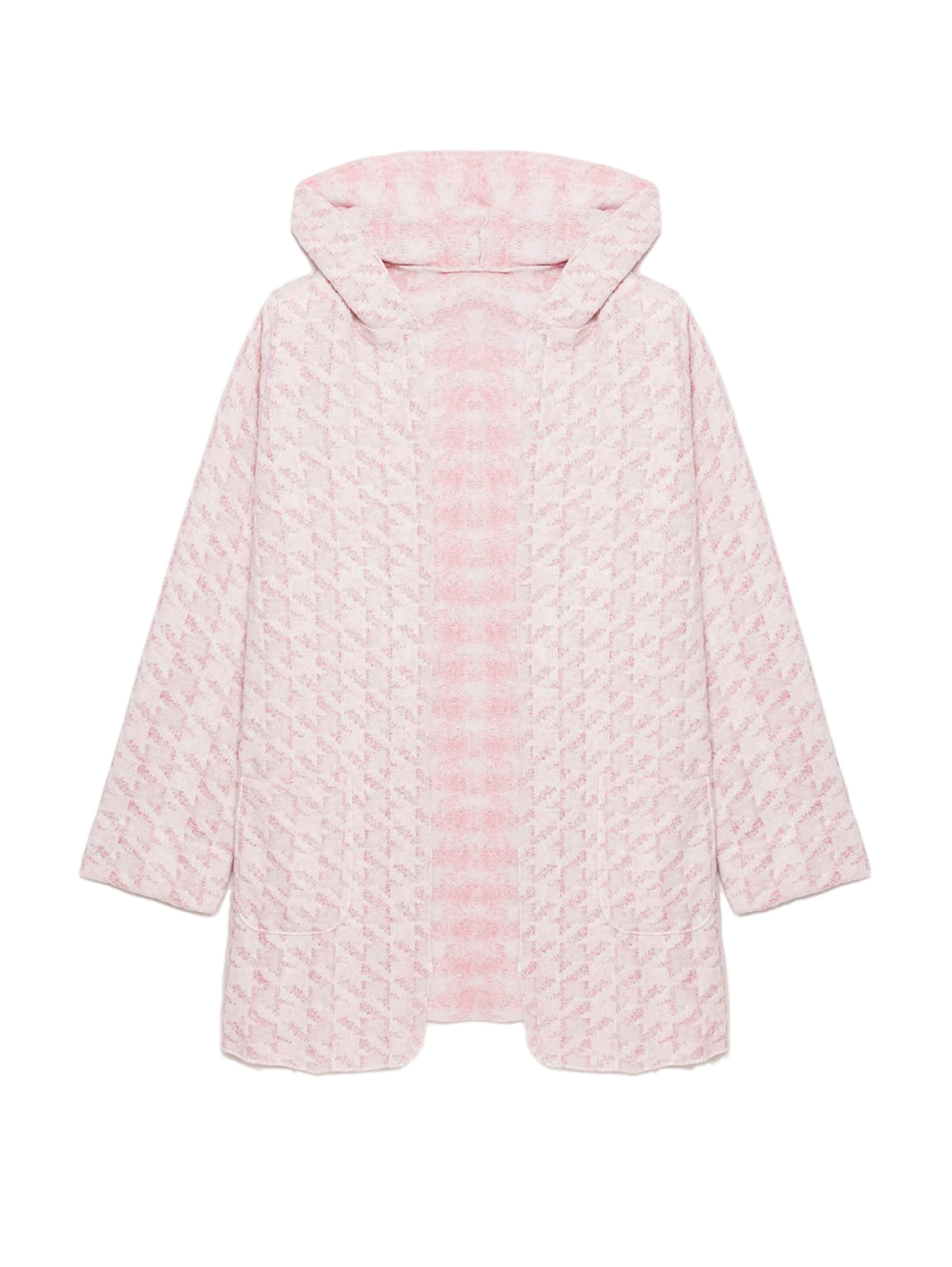 Shape Of You Strickjacke in Pink: Vorderseite