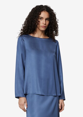 Marc O'Polo Blouse in Blauw: voorkant