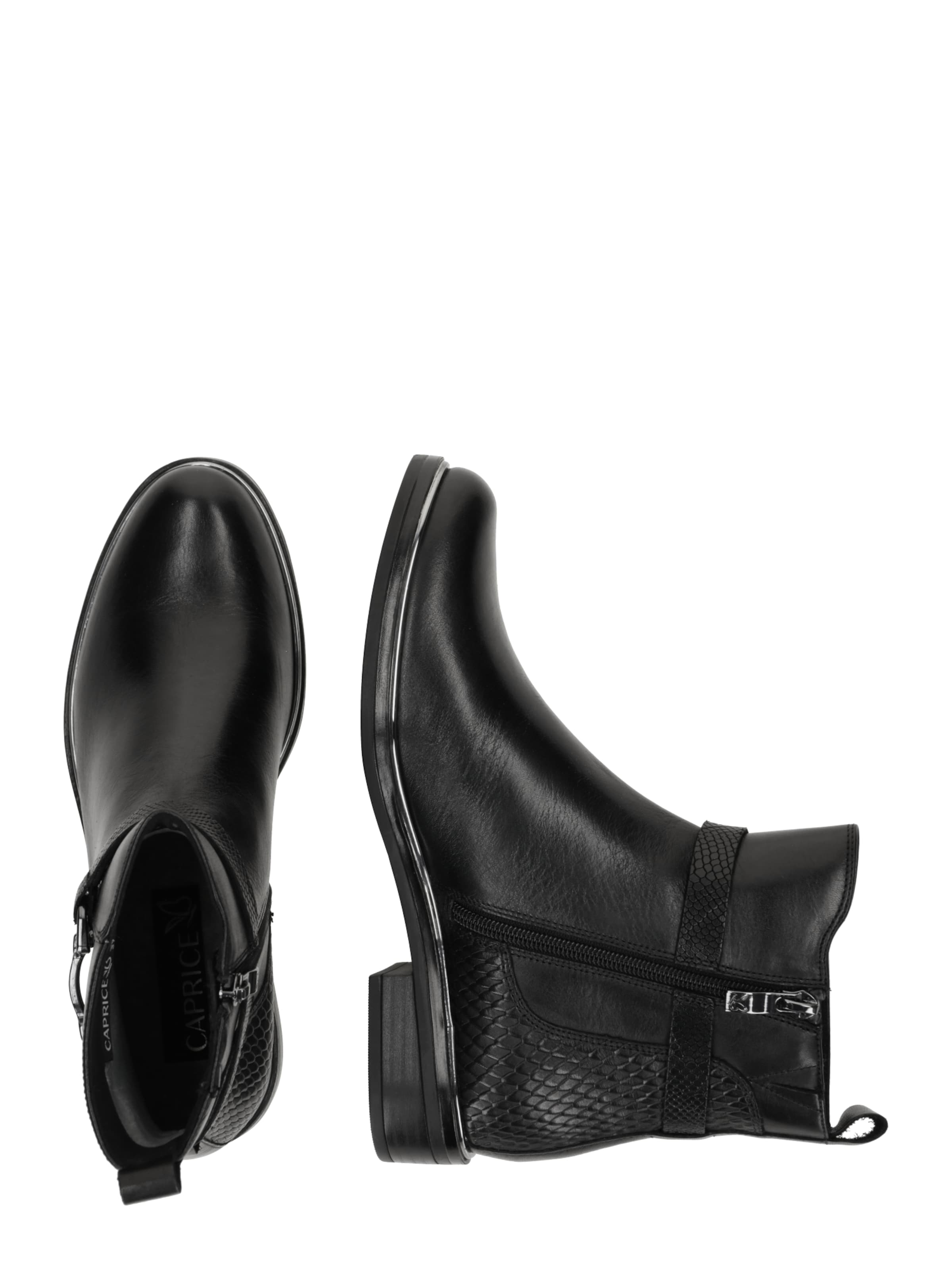 CAPRICE Къси ботуши в черно