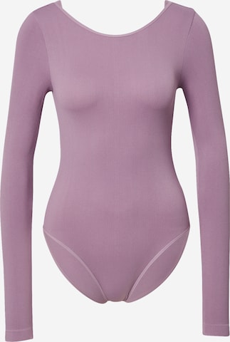 4F Athletic Bodysuit in Purple: front