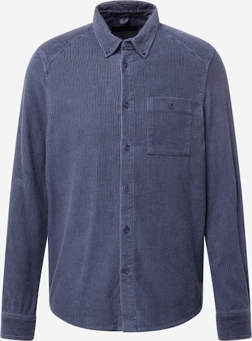DRYKORN Regular fit Button Up Shirt 'Liet' in Blue: front