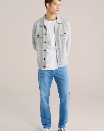 WE Fashion Slimfit Džíny – modrá