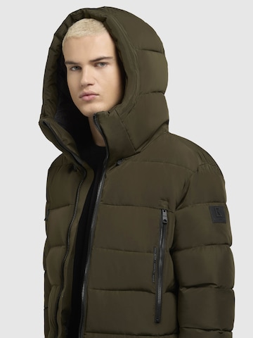 khujo Winter Coat ' UNKER ' in Green