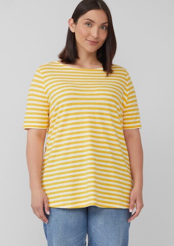 T-shirt s.Oliver en jaune : devant