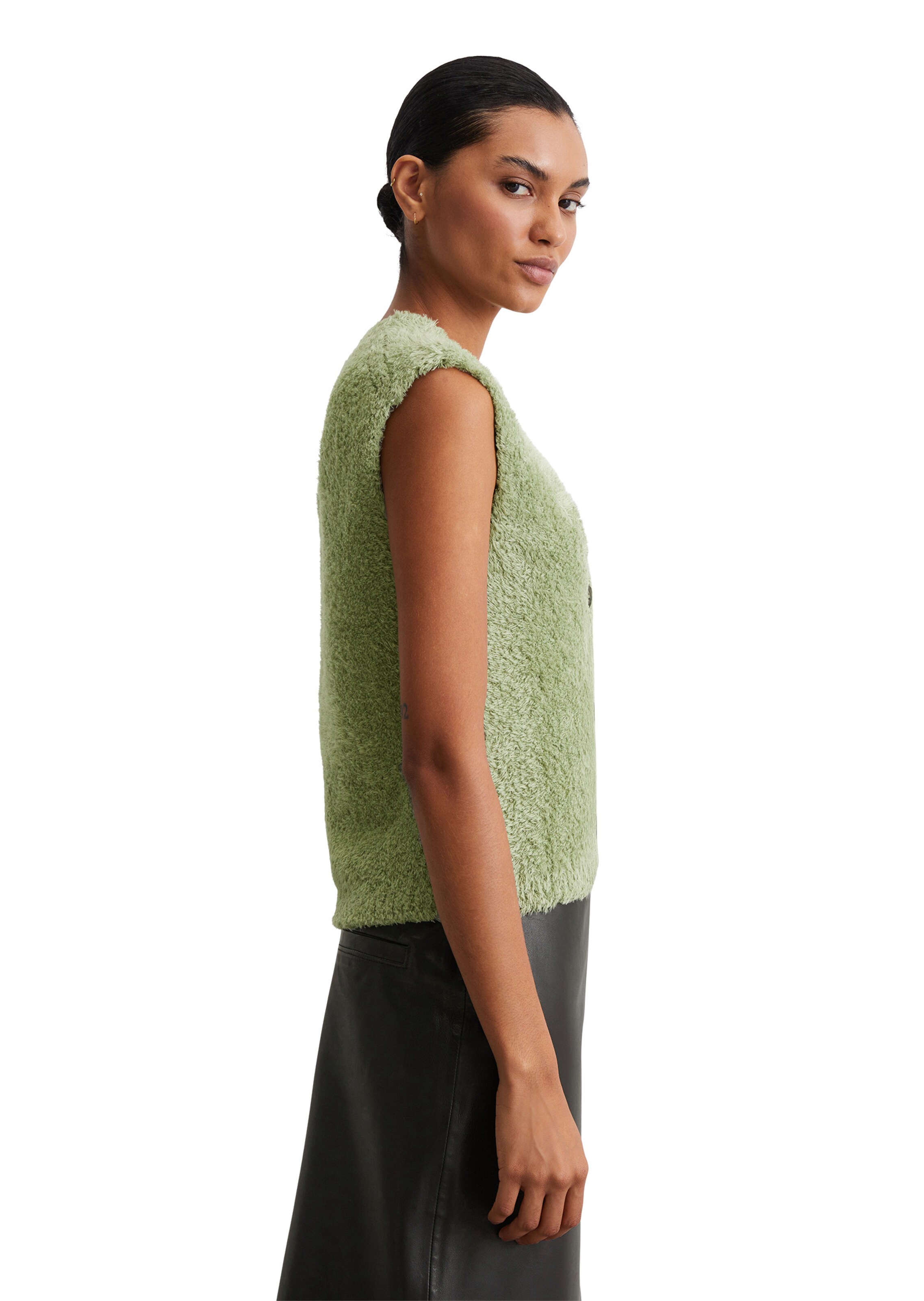 Marc O'Polo Strickweste in Grün