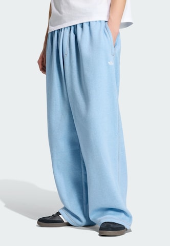 ADIDAS ORIGINALS Baggy Broek 'Trefoil Essentials' in Blauw: voorkant