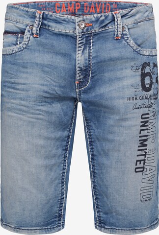 CAMP DAVID Regular Jeans in Blue: front