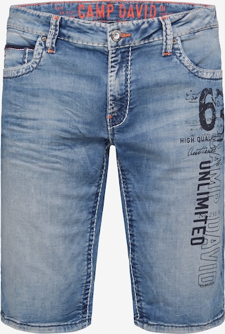 CAMP DAVID Regular Jeans in Blue: front