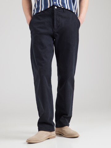 NN07 Regular Chino trousers 'Aden' in Blue: front