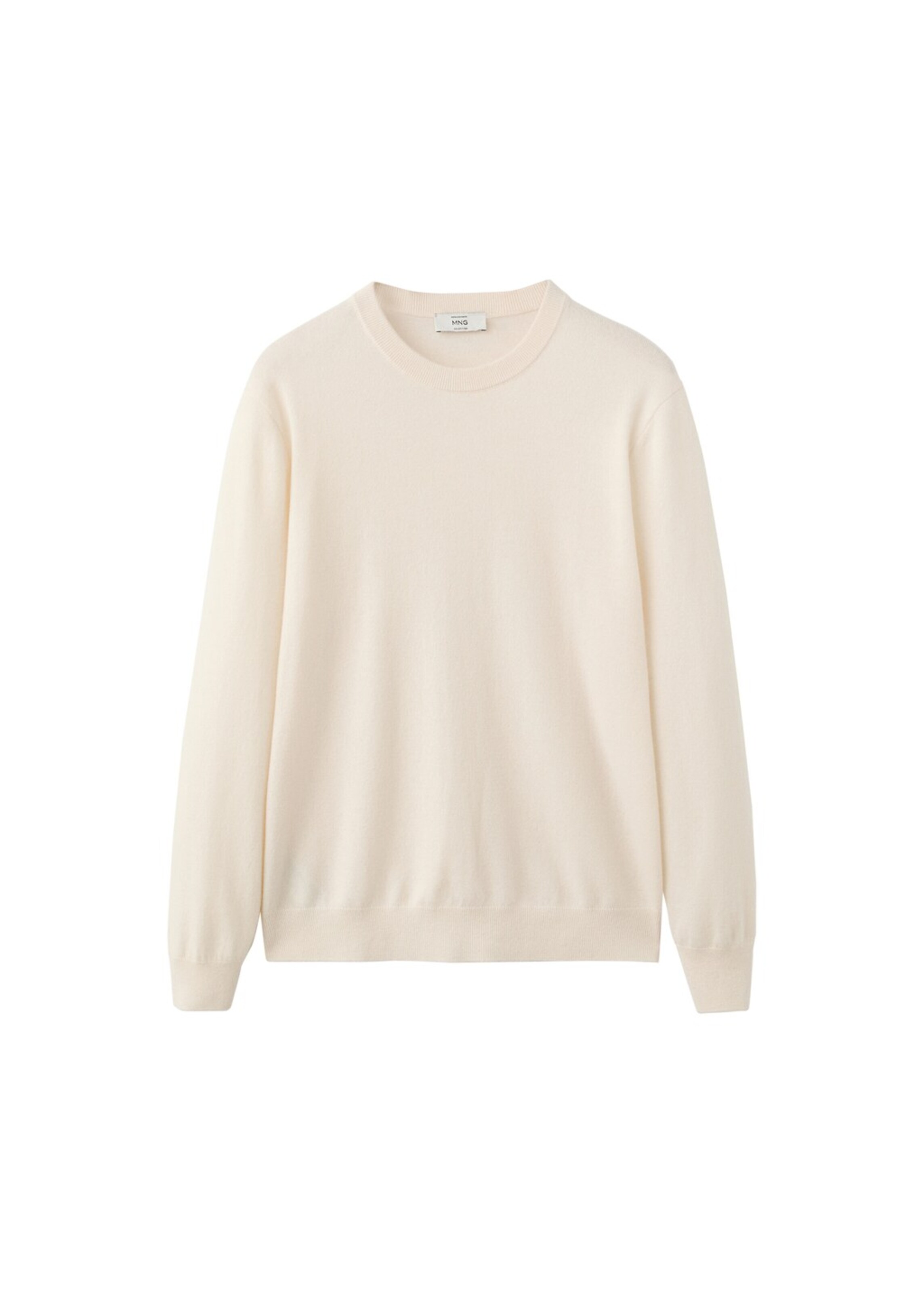 MANGO MAN Pullover in Weiß: Vorderseite