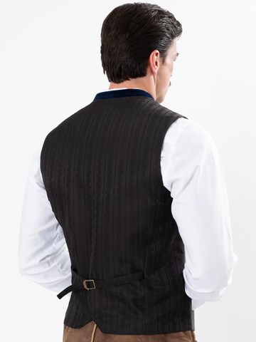 HerzSticht Traditional vest 'Samerberg' in Blue