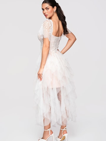 Ombre Evening dress in White