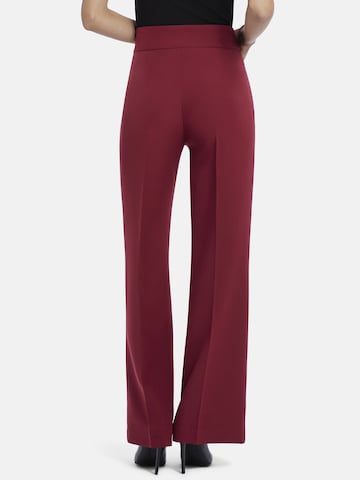 Nicowa Slimfit Pantalon 'COREANA' in Rood