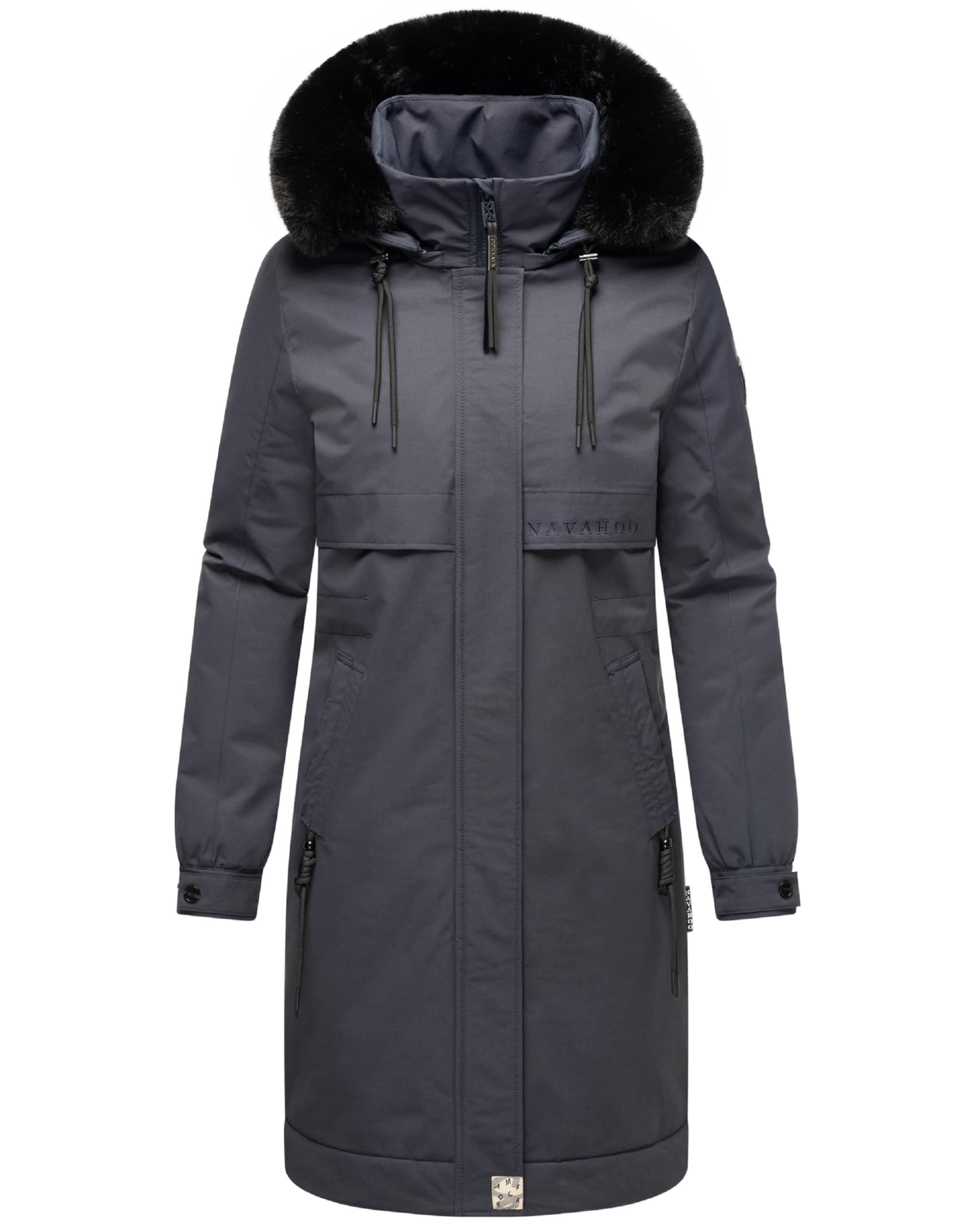 Manteau mi-saison 'Kaltwetterretter' NAVAHOO en bleu