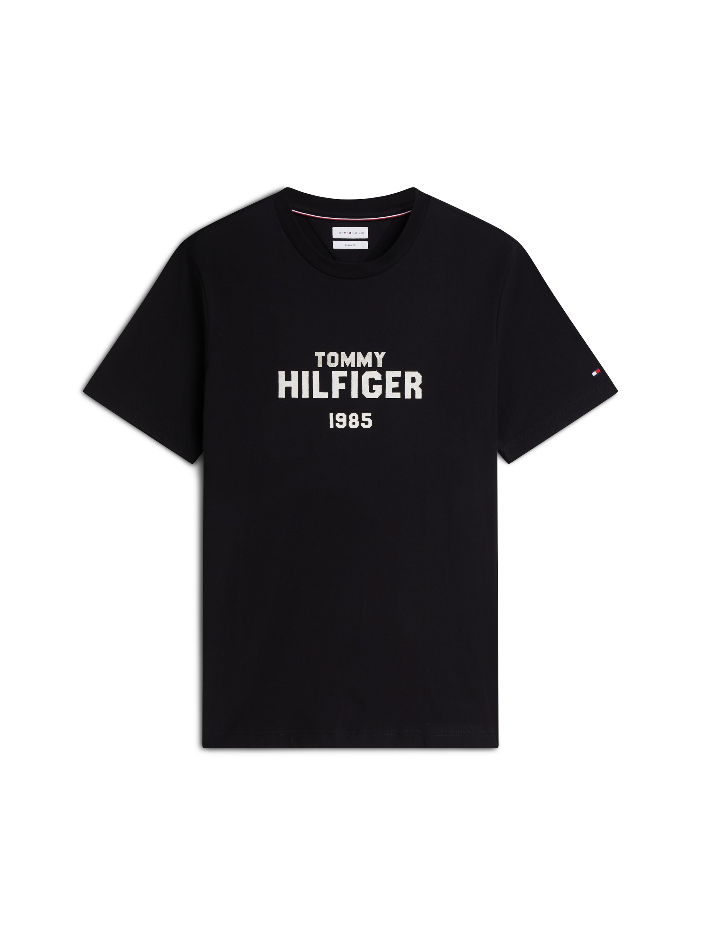 TOMMY HILFIGER Футболка 'Brand Love' в Черный: спереди