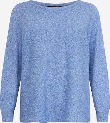Vero Moda Curve Пуловер 'DOFFY' в синьо: отпред