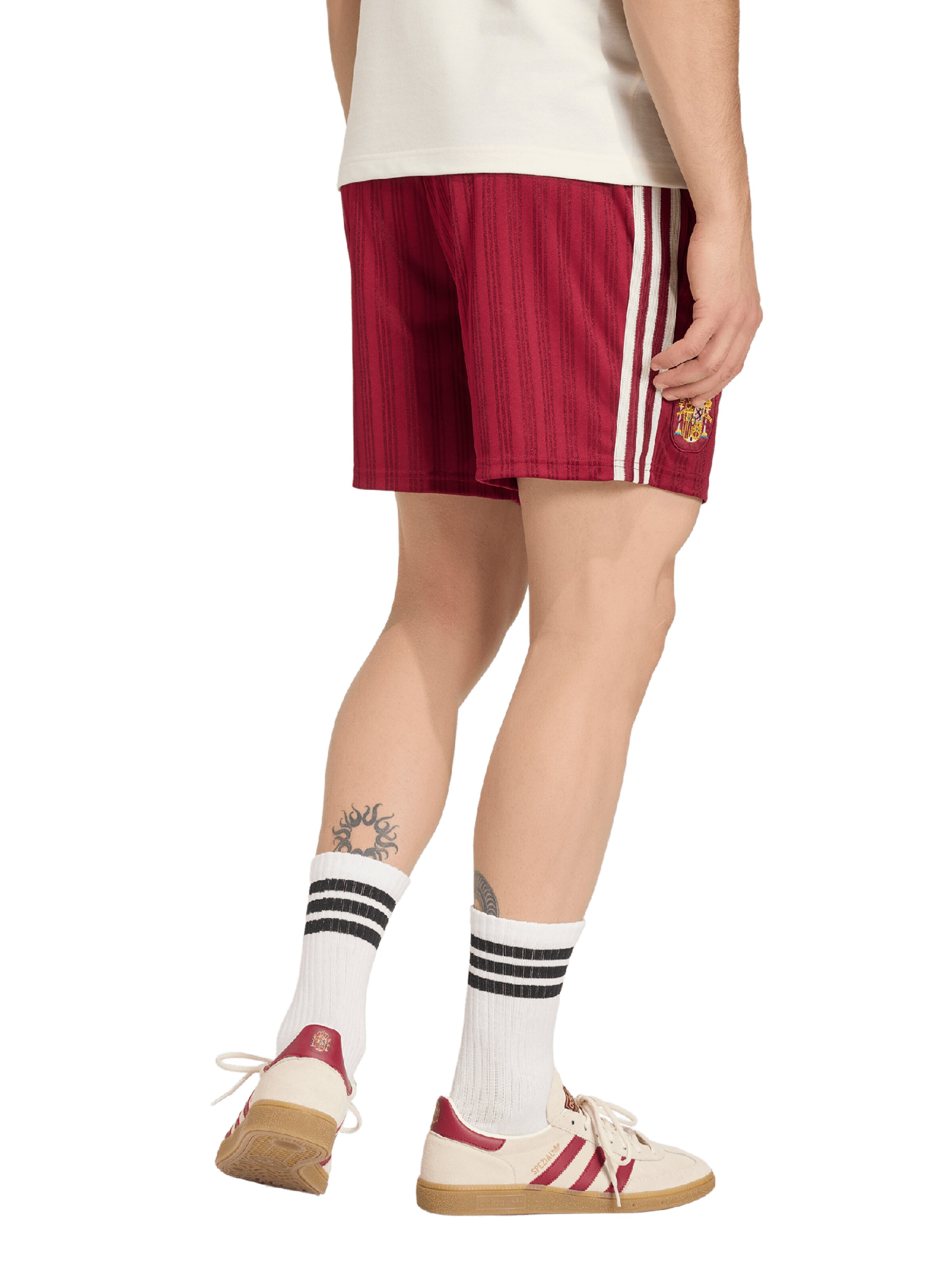 ADIDAS PERFORMANCE Loosefit Sportshorts 'FEF' in Rot