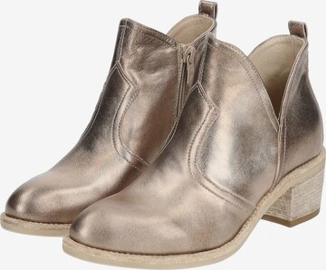 Nero Giardini Ankle Boots in Gold