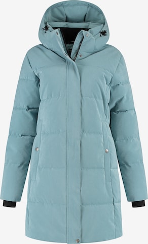 Travelin Vinterfrakke 'Rissne' i blå: forside