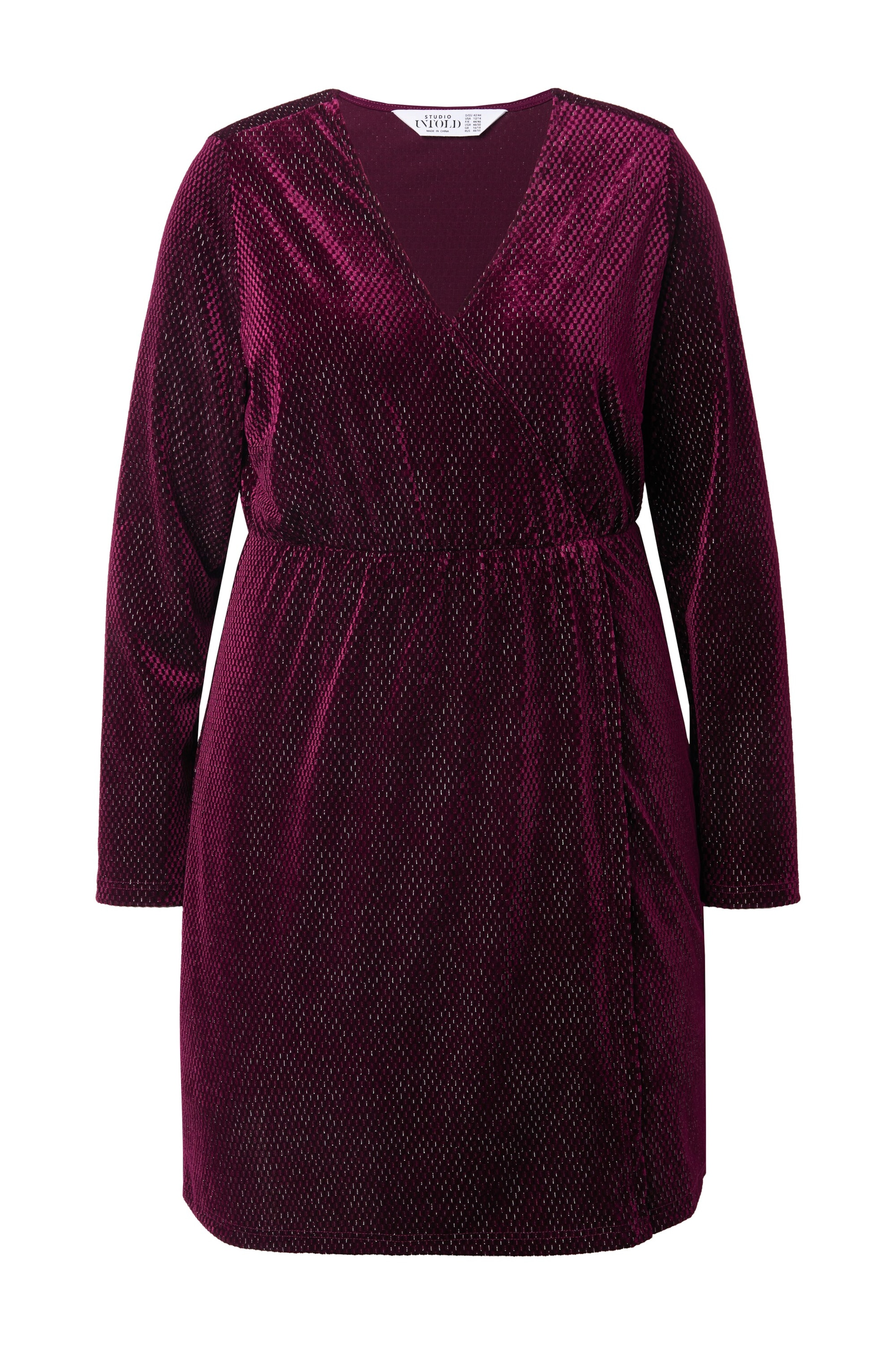 Studio Untold Jurk in Rood: voorkant