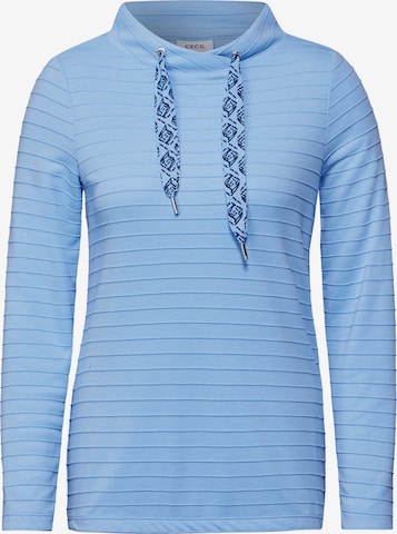 CECIL Ottomanshirt in Blau: Vorderseite