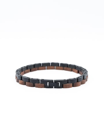 La Moda Me Bracelet 'Linus' in Brown: front