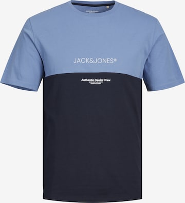 zils JACK & JONES T-Krekls 'Eryder': no priekšpuses