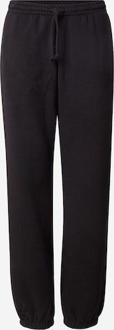 WEEKDAYTapered Hlače 'Classic' - crna boja: prednji dio