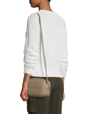 Calvin Klein Jeans - Bolso de hombro en beige