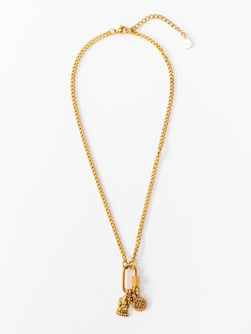 Divasya Kette 'Lakshmi Halskette'‌‌‌‌‌‌‌‌ in Gold: Vorderseite