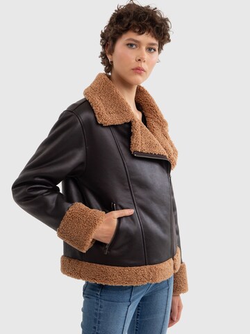 BIG STAR Winterjacke ' BRYANASA ' in Schwarz