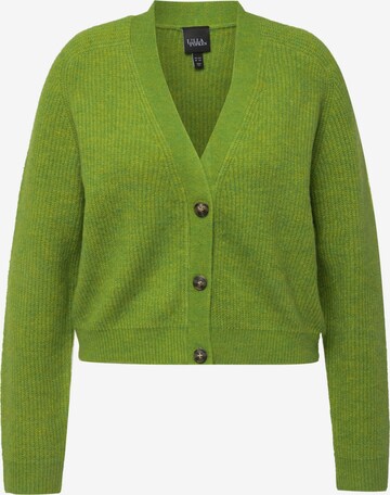 Cardigan Ulla Popken en vert : devant