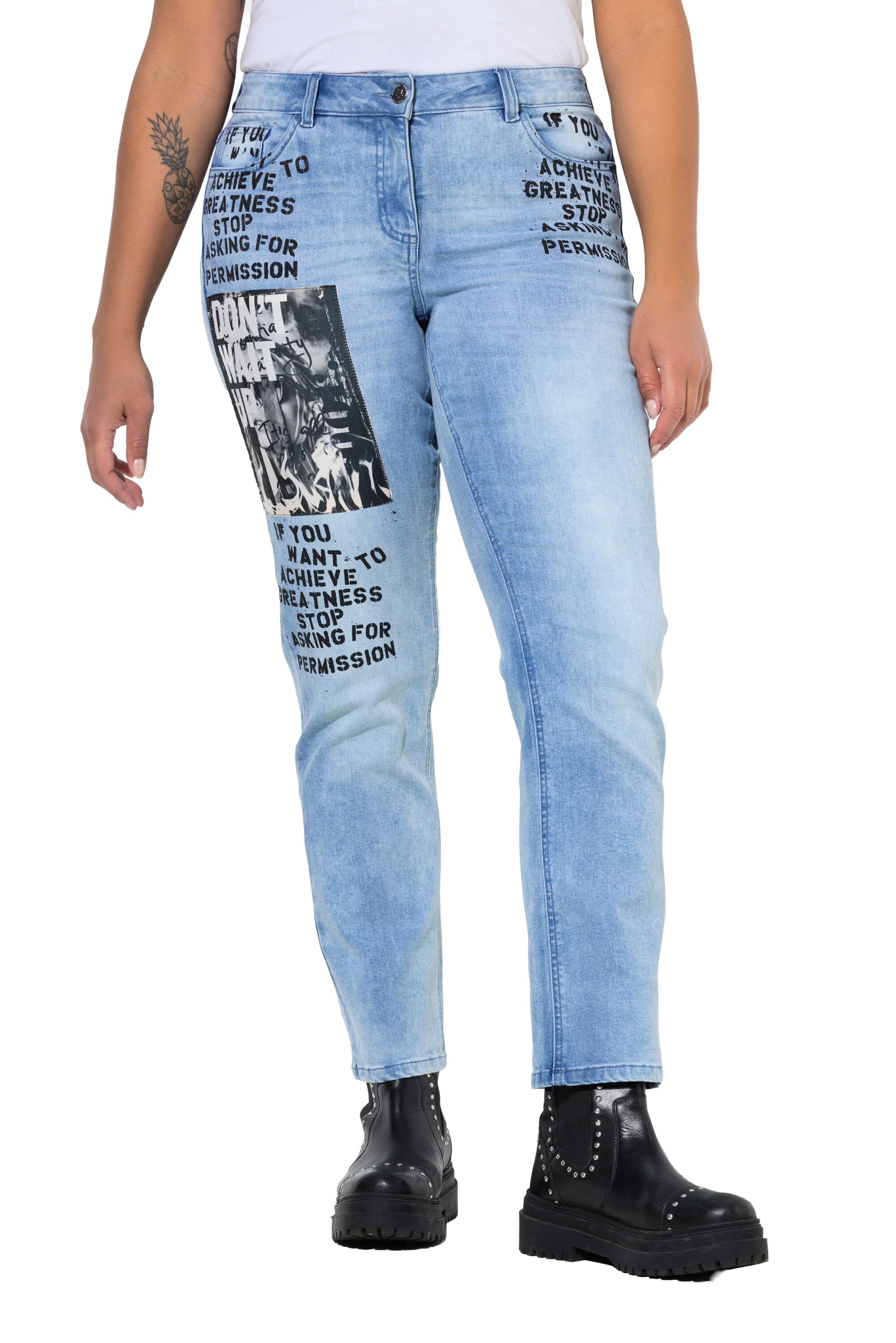 Angel of Style Slimfit Jeans in Blau: Vorderseite