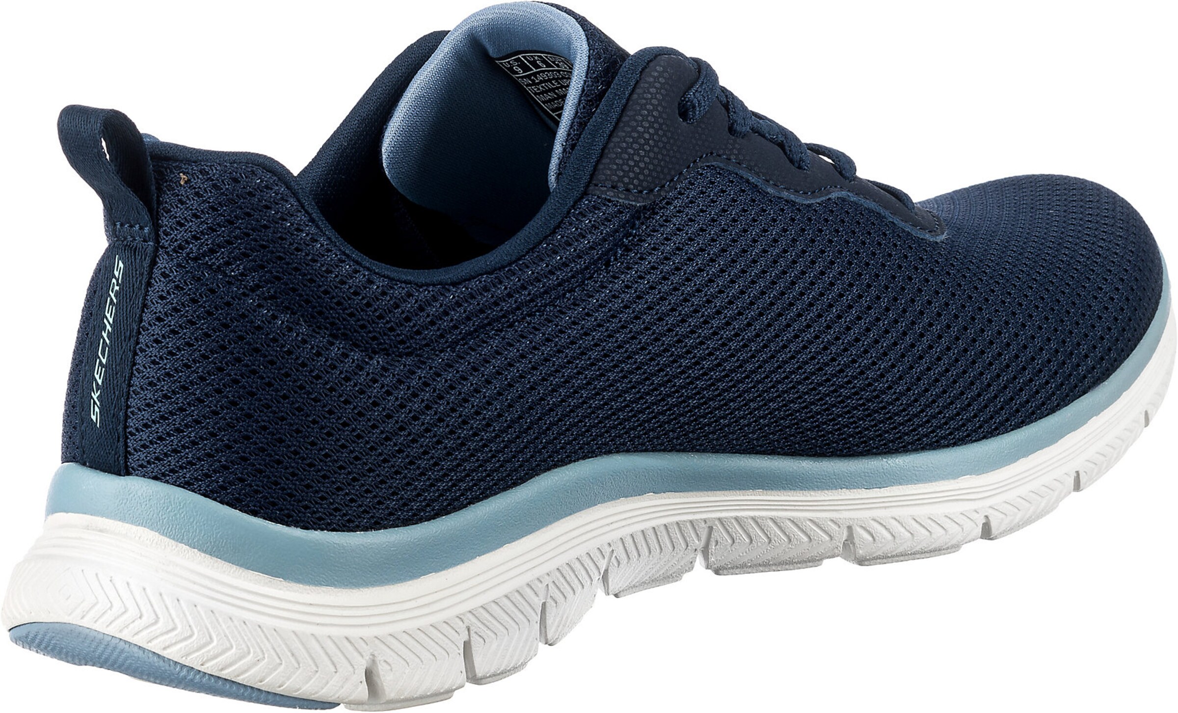 SKECHERS Sneaker 'Flex Appeal 4.0' in Blau