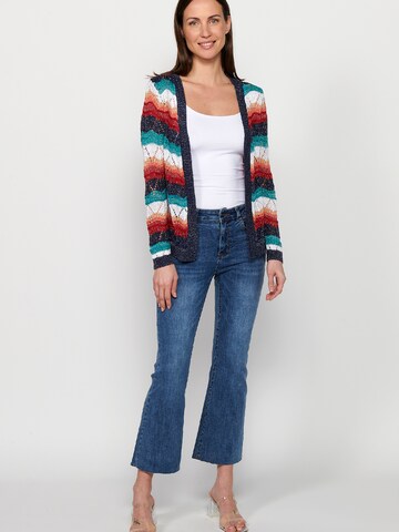 KOROSHI Strickjacke in Mischfarben