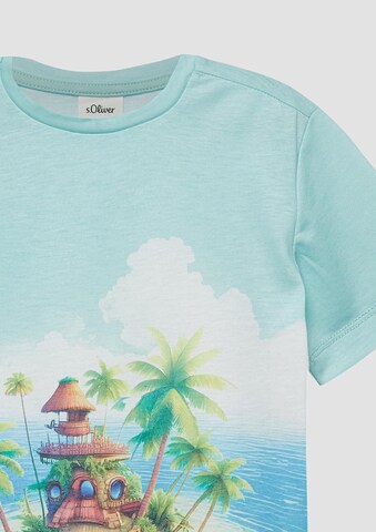 T-Shirt s.Oliver en bleu