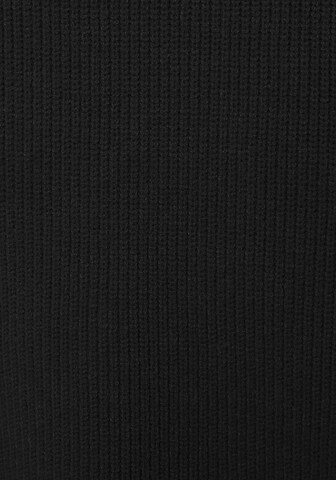 LASCANA Knit dress in Black