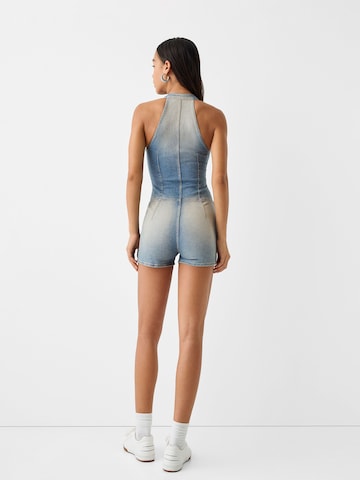 Bershka Jumpsuit in Blauw