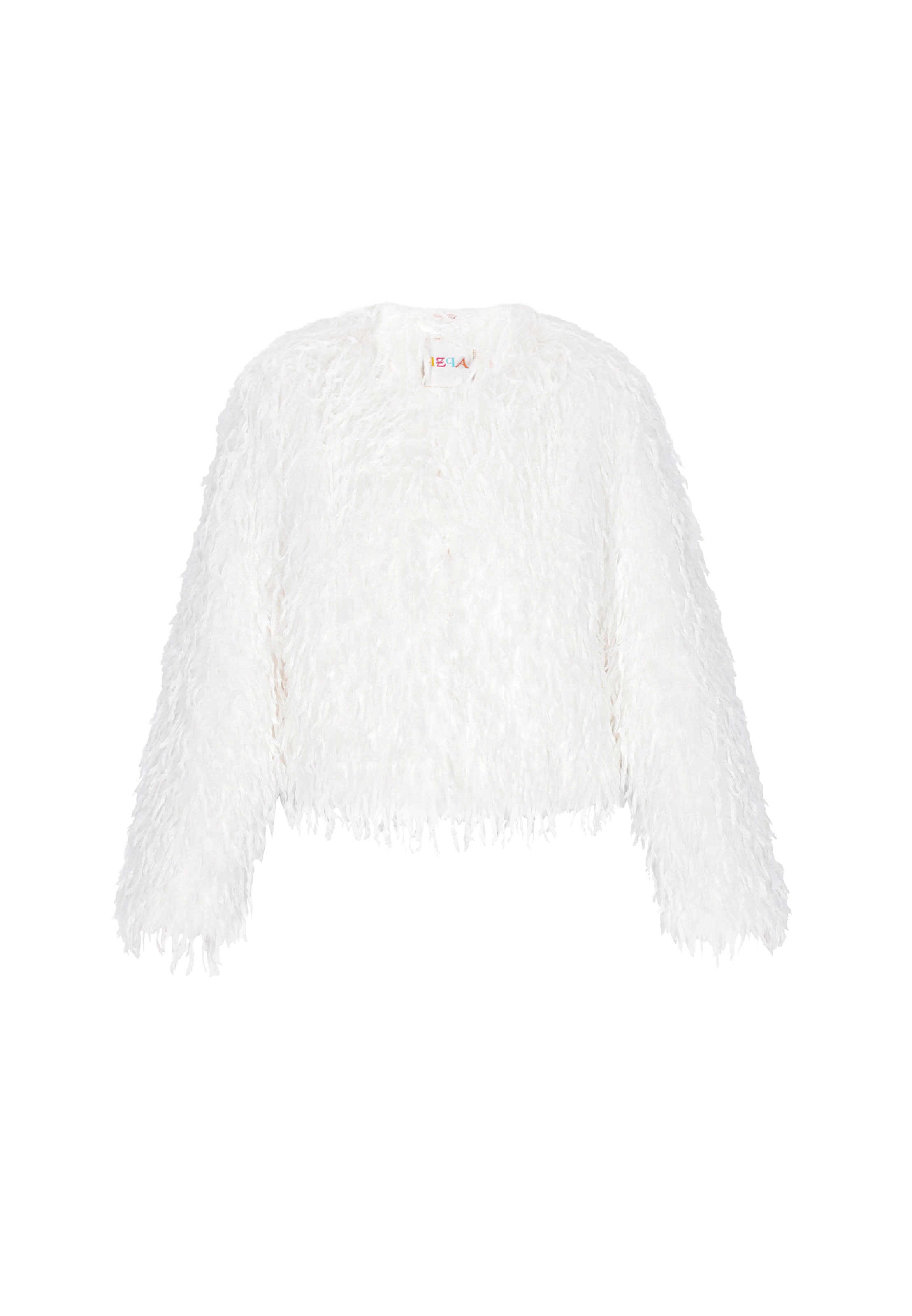 IZIA Φθινοπωρινό και ανοιξιάτικο μπουφάν σε λευκό: μπροστά