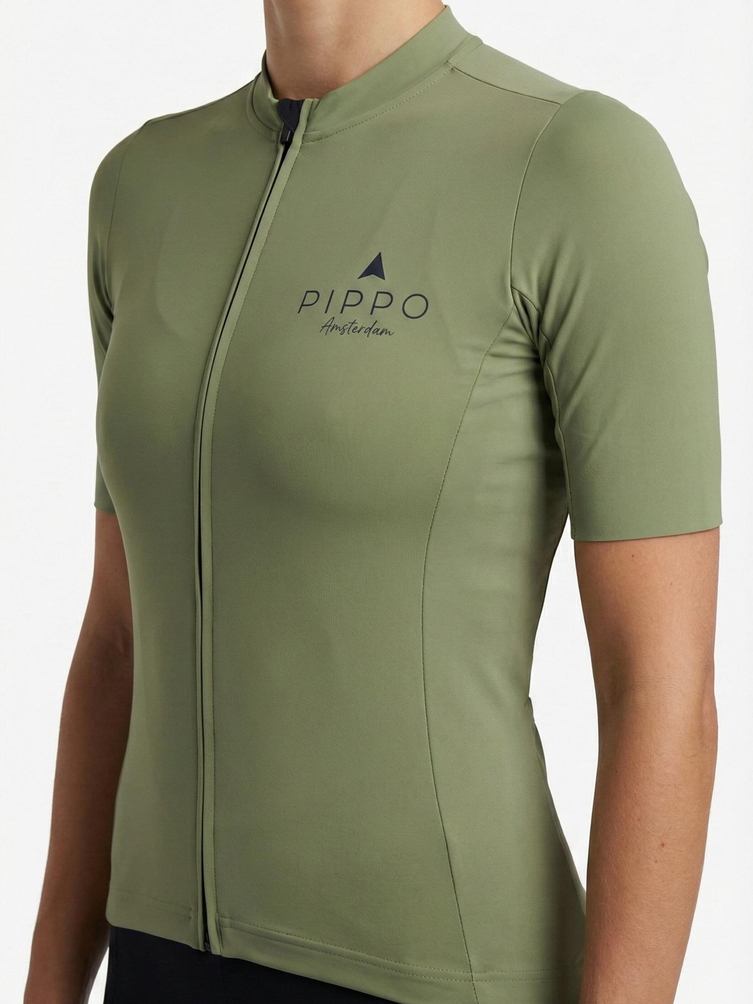 Maillot 'Monte Grappa' PIPPO Amsterdam en vert : devant