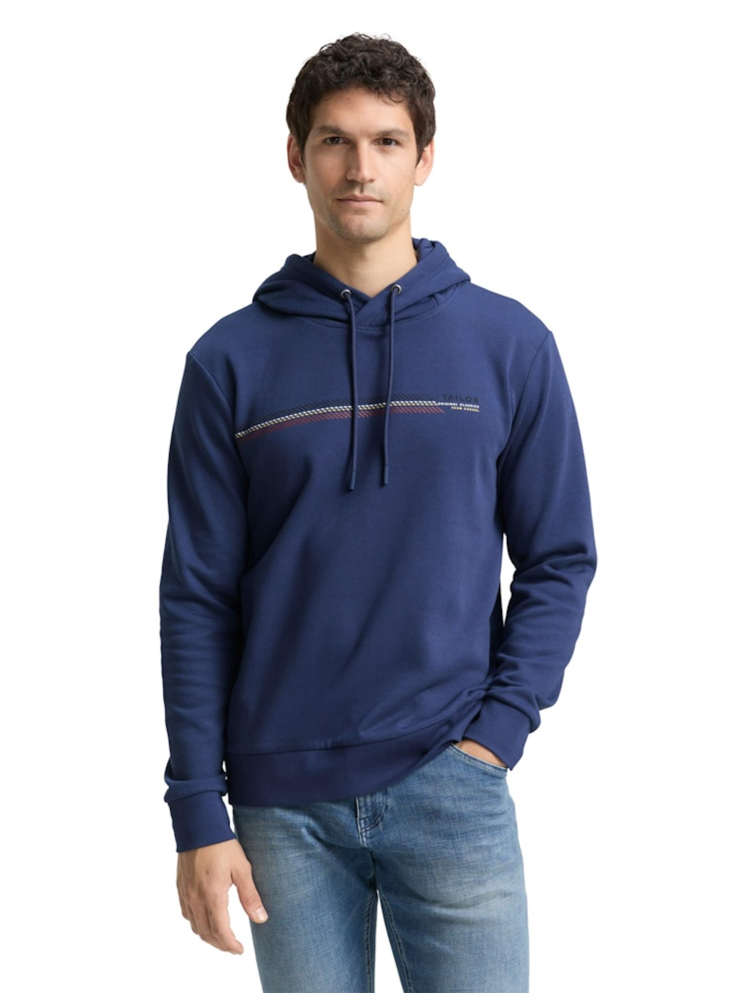 TOM TAILOR Sweatshirt in Blue: front