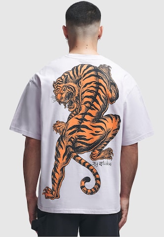 2Y Studios Shirt 'Tiger' in Lila: voorkant