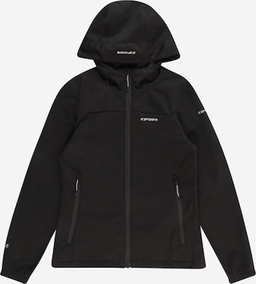 ICEPEAK Куртка в спортивном стиле 'KLEVE' в Черный: спереди