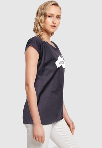 Merchcode T-Shirt 'Australia X' in Blau