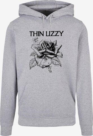 Merchcode Sweatshirt 'Thin Lizzy - Rose' in Grijs: voorkant