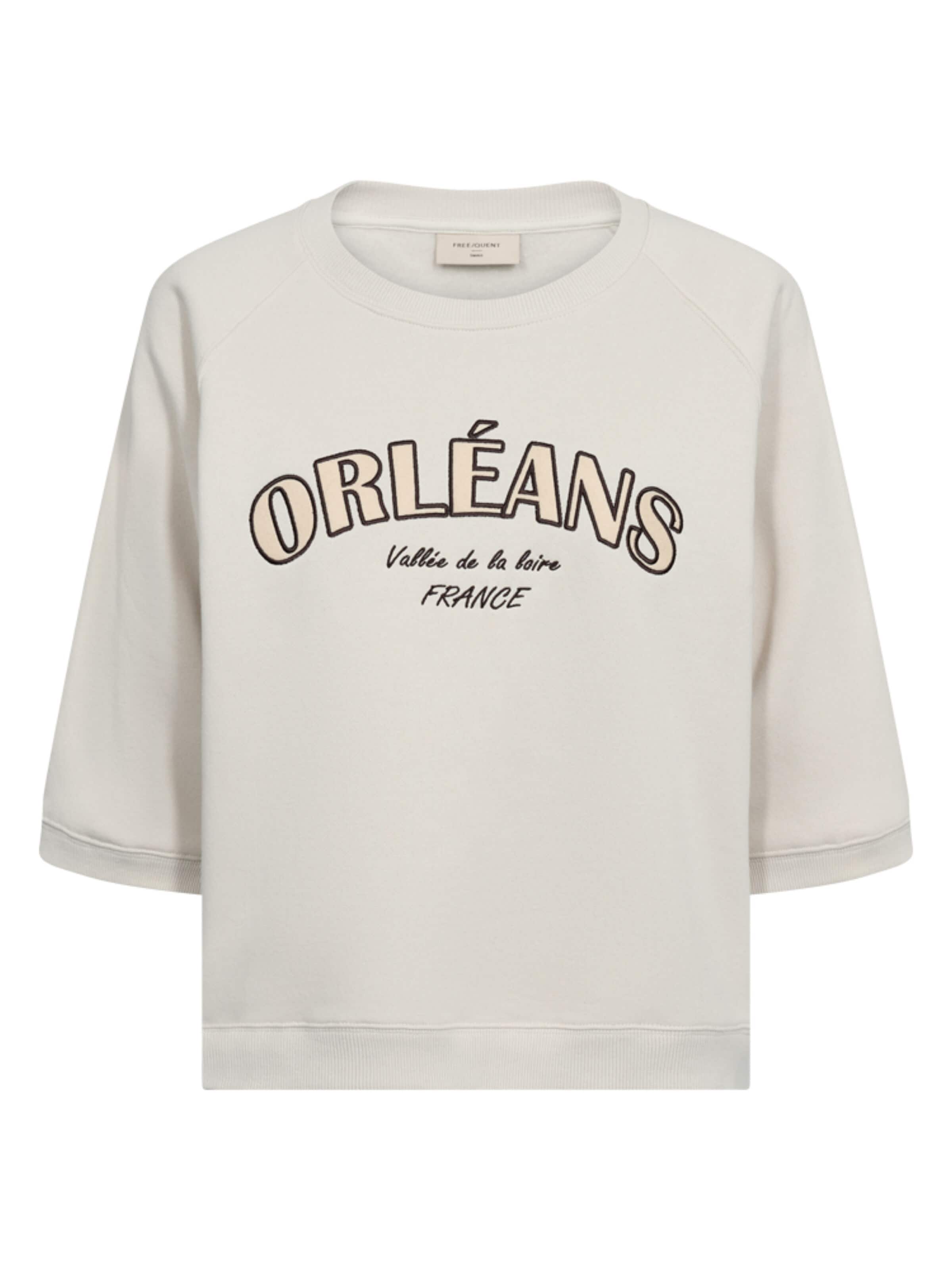 Freequent Trui 'FQKamela-pullover moonbeam' in Wit: voorkant
