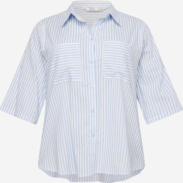 Camicia da donna 'He44dda' di Z-One in blu: frontale