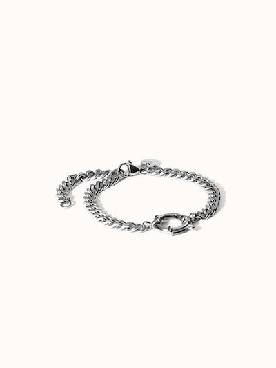 PURELEI Armband 'Bold' in silber, Produktansicht