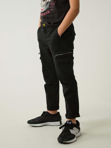 Coupe slim Pantalon 'Danakil' Deeluxe en noir