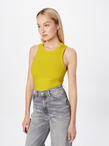 TOMMY HILFIGER - Top en amarillo: frente